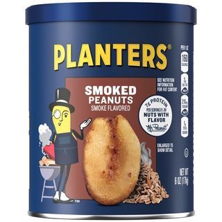 170g Planters Smoked Peanuts 6oz Naturally Flavored