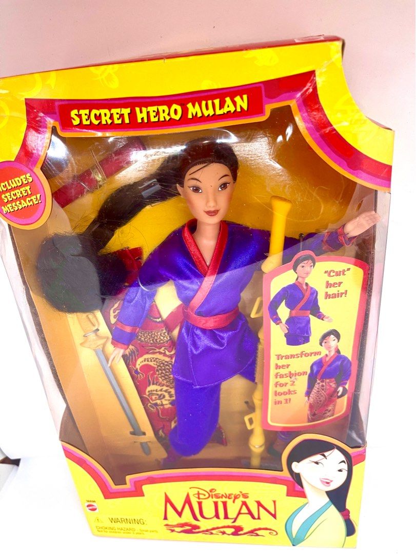 1997 Disney Secret Hero Mulan Barbie – Sell4Value