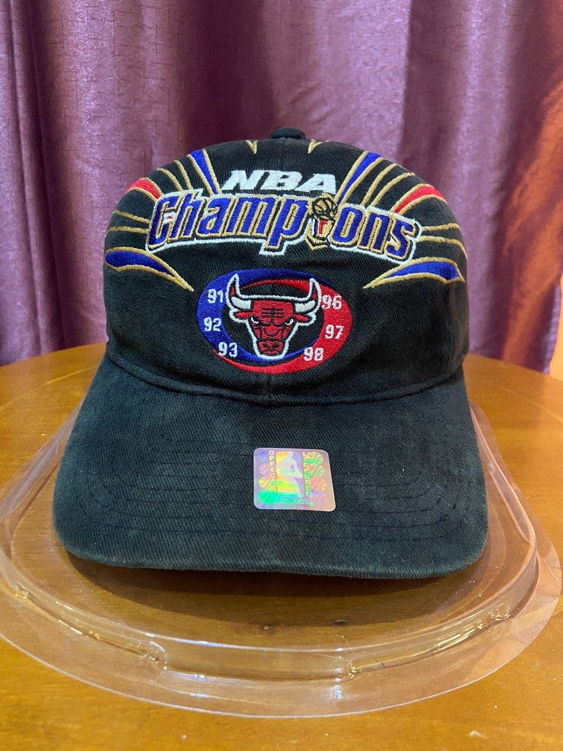 Vintage Chicago Bulls Hat Starter Cap 1998 NBA Finals Champions