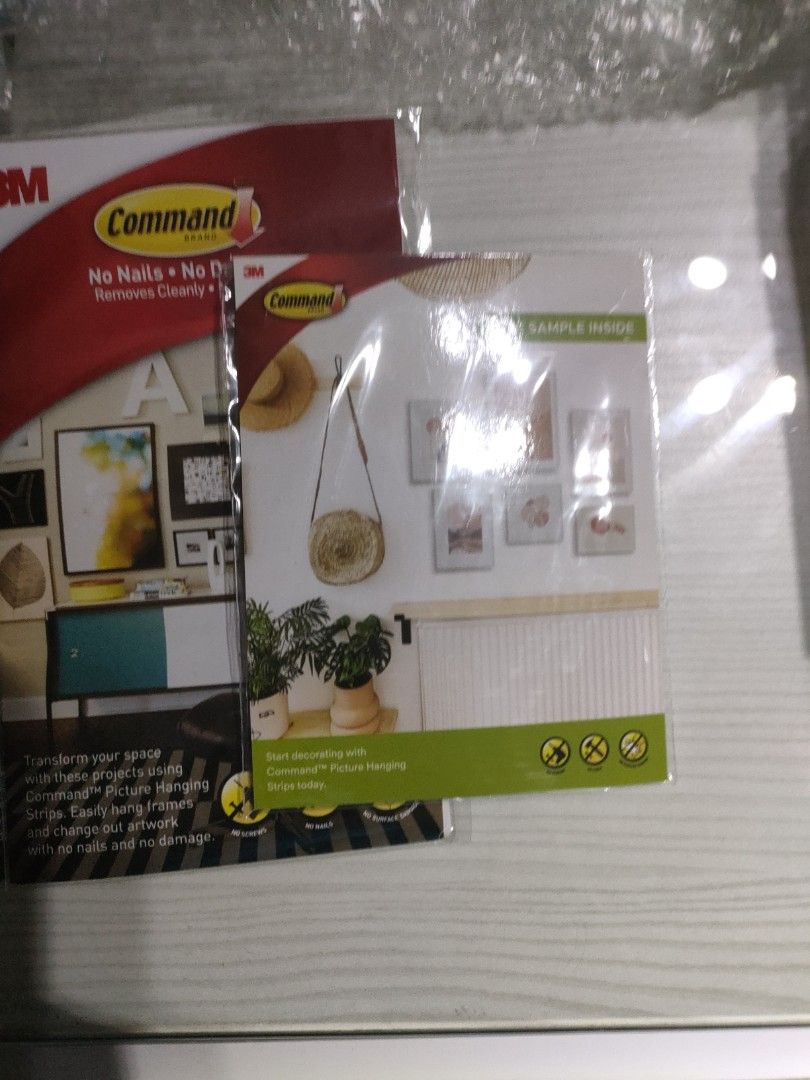 3M Command No nail no damage, Furniture & Home Living, Home Improvement