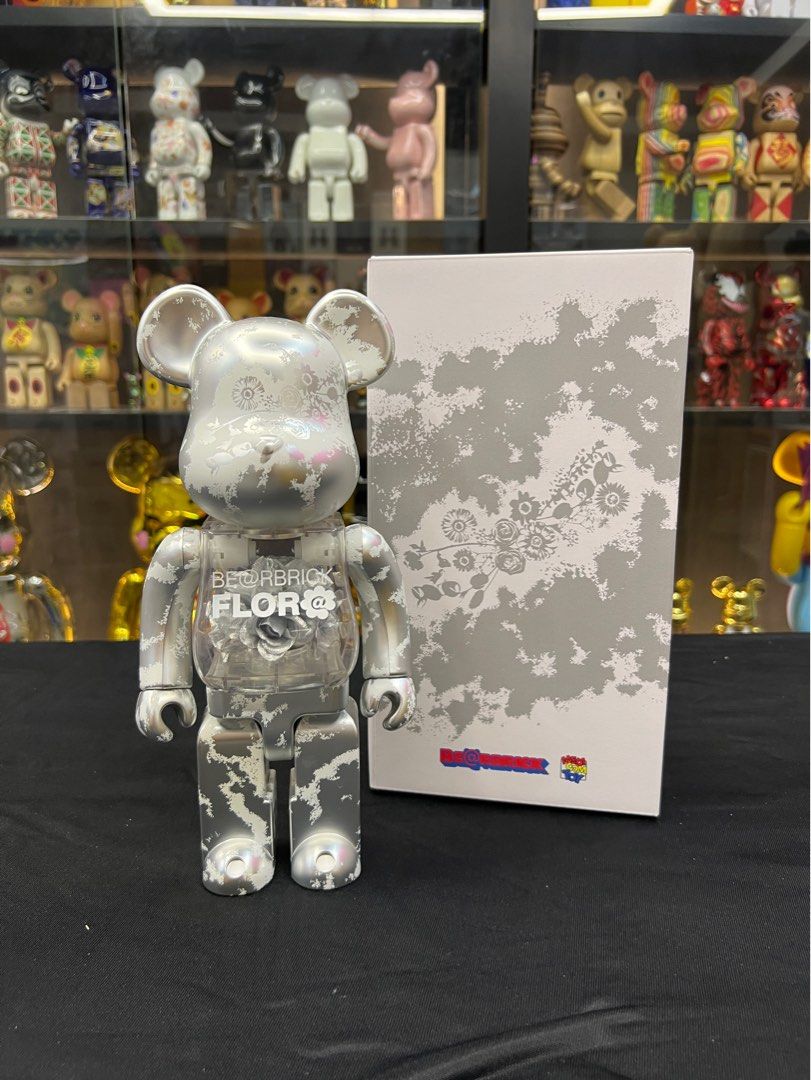 フィギュア BE@RBRICK FLOR@ SILVER