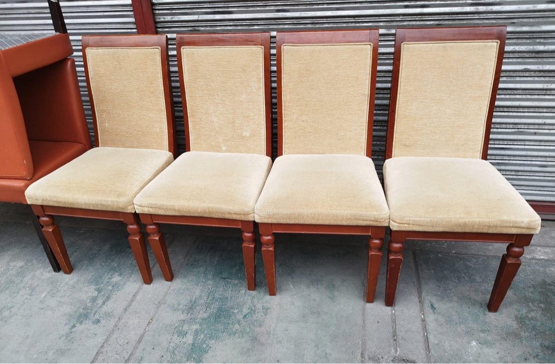4pcs dining chairs Japan surplus on Carousell