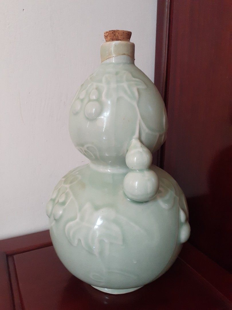 陶器製青釉加彩馬40cm-