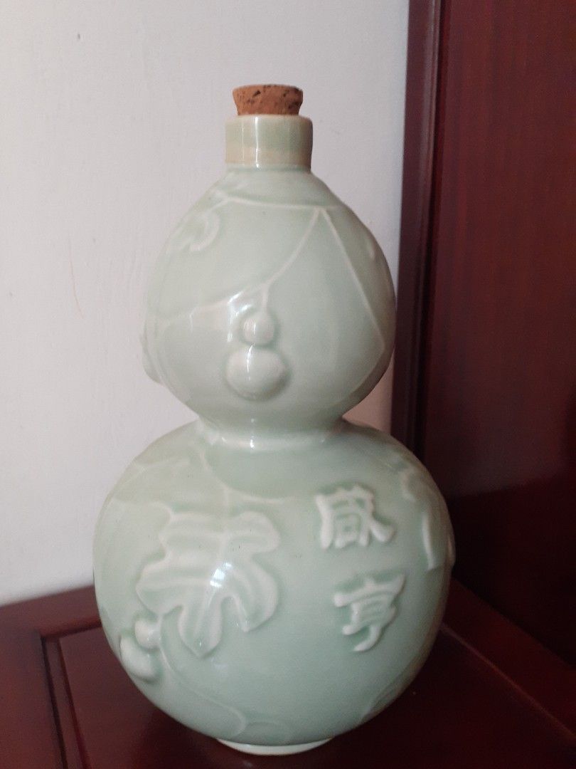 青釉葫蘆壺, 興趣及遊戲, 收藏品及紀念品, 古董收藏- Carousell