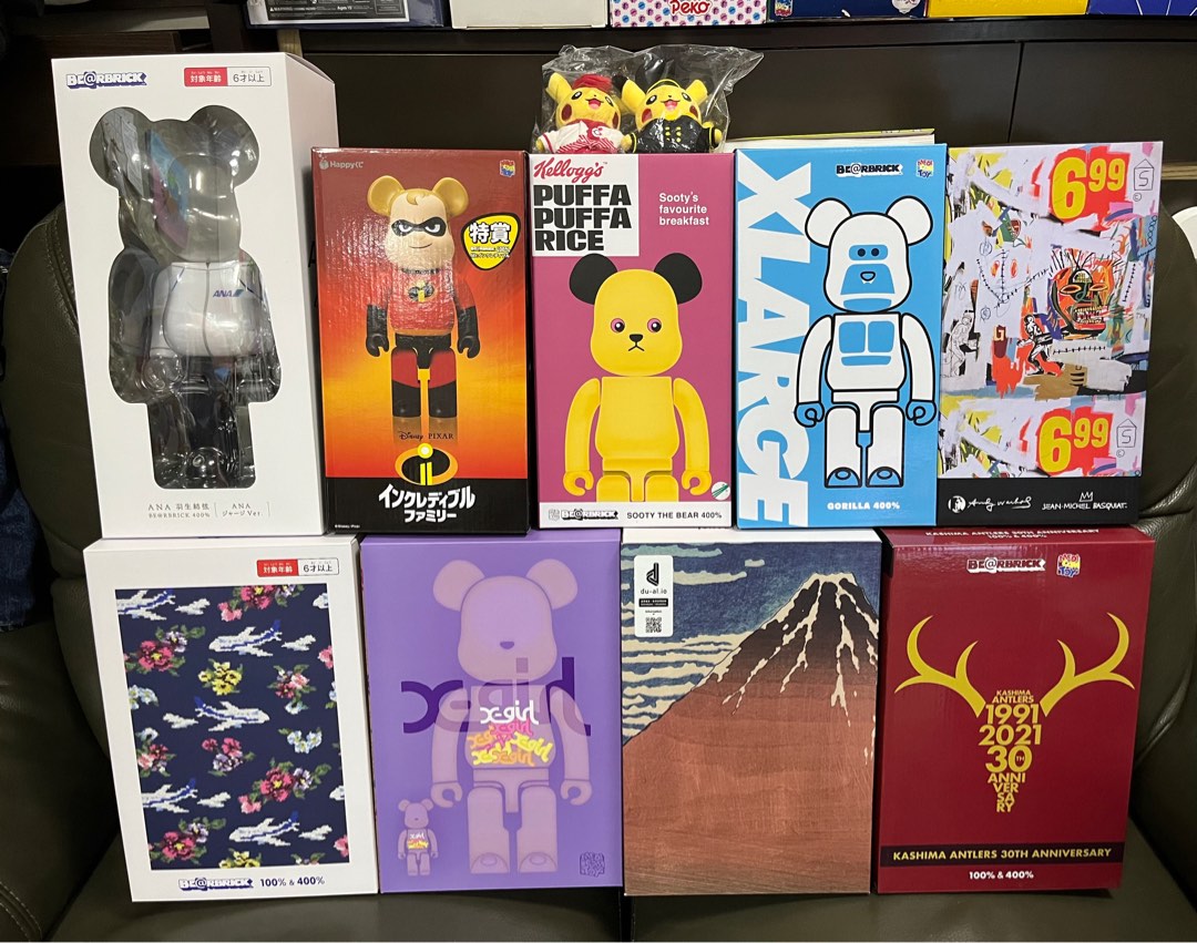 全部全新1.日本冰之子羽生結弦YUZU × BE@RBRICK for 日本航空