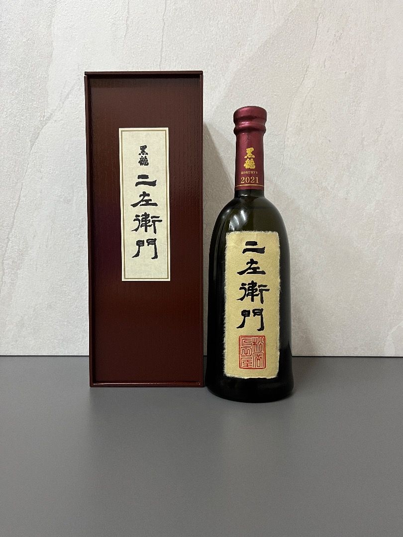 黑龍左二衛門純米大吟釀720ml (2023年5月飛機貨), 嘢食& 嘢飲, 酒精