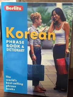 📚 📖 📙 📘  Berlitz Korean dictionary & phrase book - learn Korean - pocket-size book