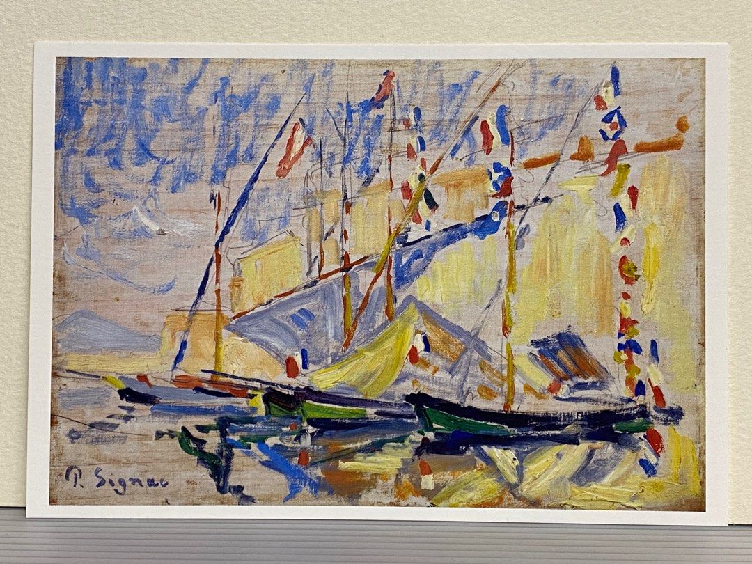 明信片 藝術名畫 保羅·西涅克 Paul Signac 英國倫敦考陶爾德畫廊 Courtauld Gallery 日本東京特別展 ...