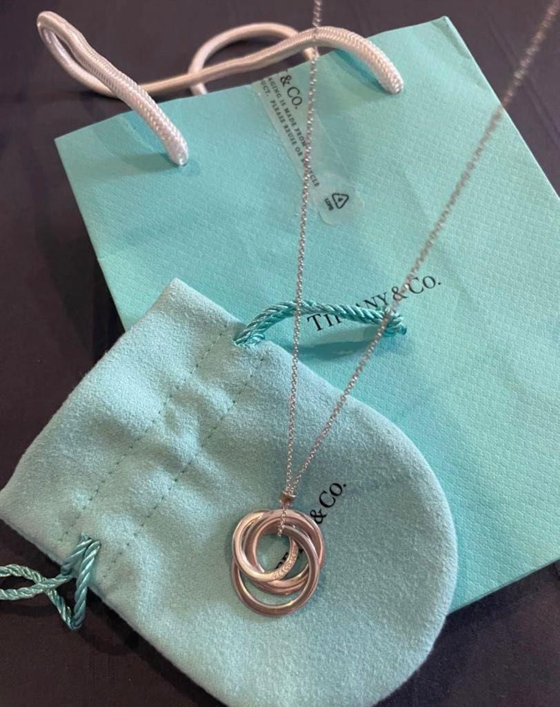Tiffany triple shop interlocking circles pendant