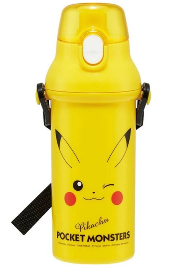 (日本製) Skater Disney 直飲式水樽 水壺 連背帶 480ml - Minions 迷你兵團