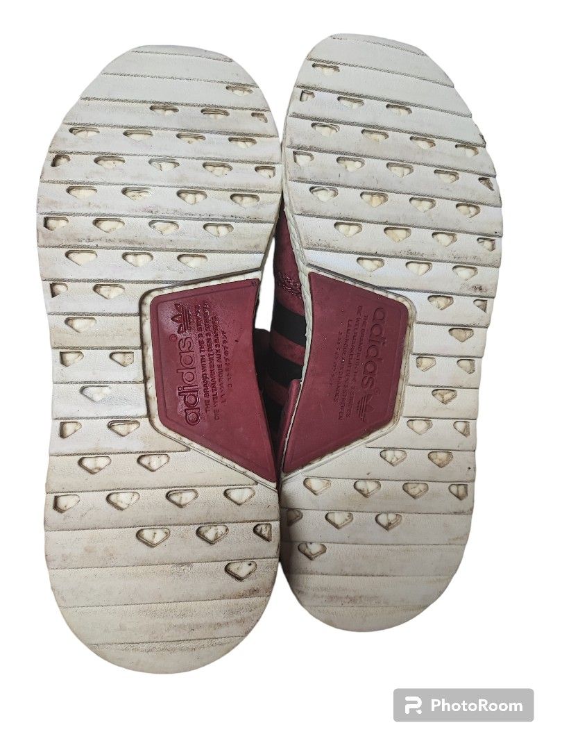 Adidas nmd burgundy rare suede Men s Fashion Footwear Sneakers