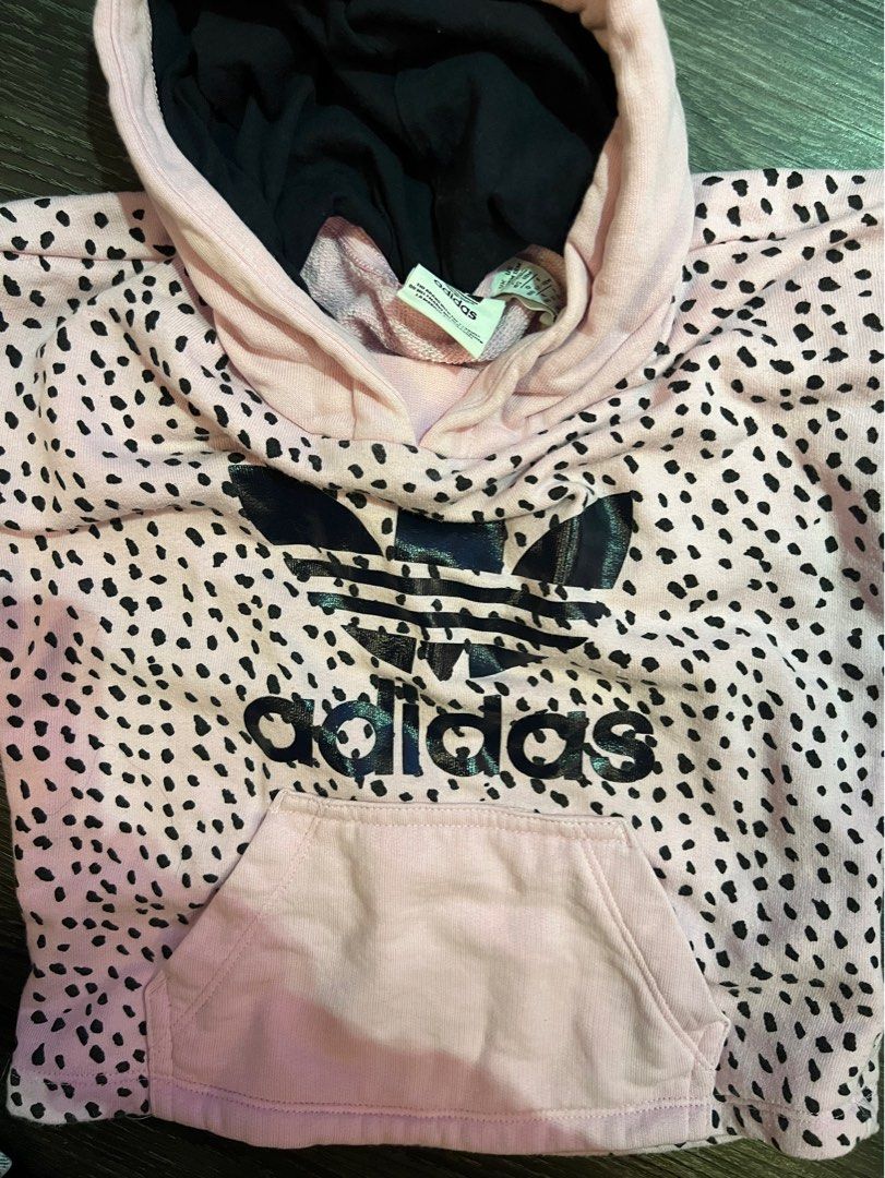 Sale Adidas Pink Girls S S Hoodie Babies Kids Babies Kids