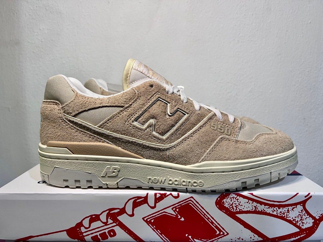 New Balance 550 Aime Leon Dore Taupe Suede Sneakers