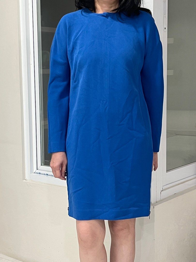 ann taylor blue dress