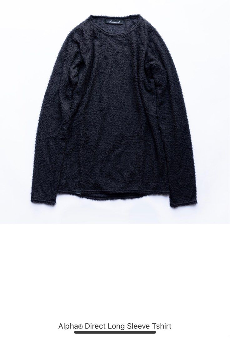 Answer 4 Alpha®︎ Direct Long Sleeve T shirt Black M size Senchi 