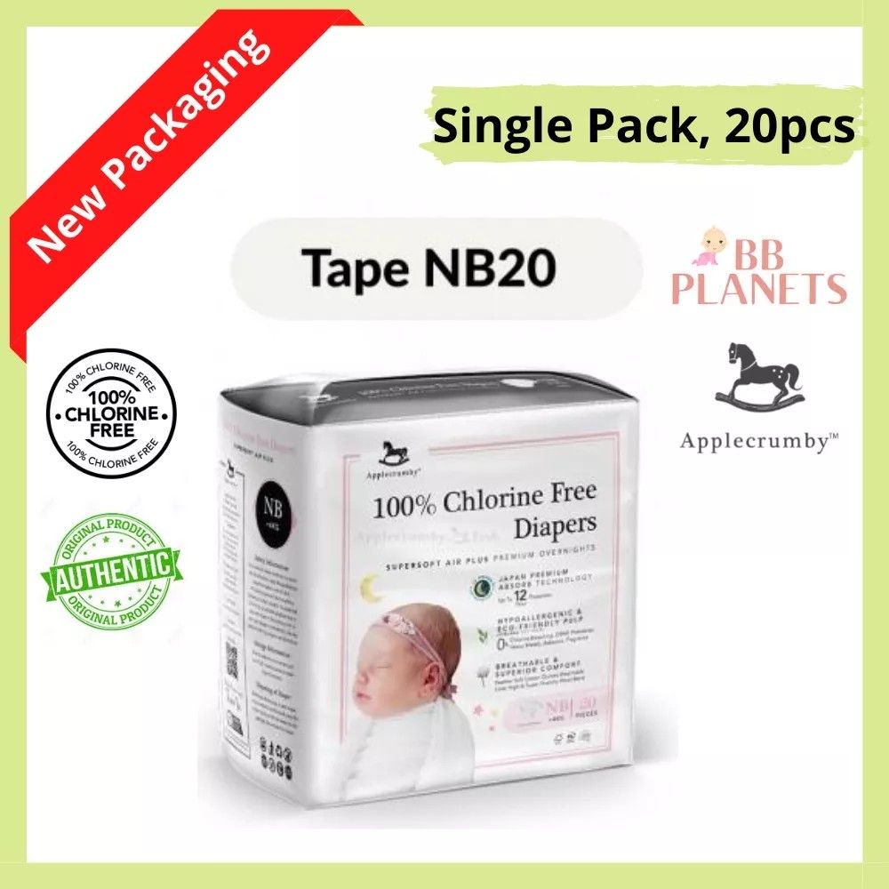 Applecrumby newborn diapers sales