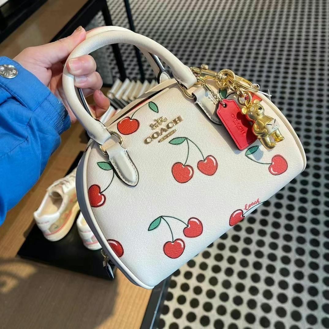 Coach bowling bag purse clearance