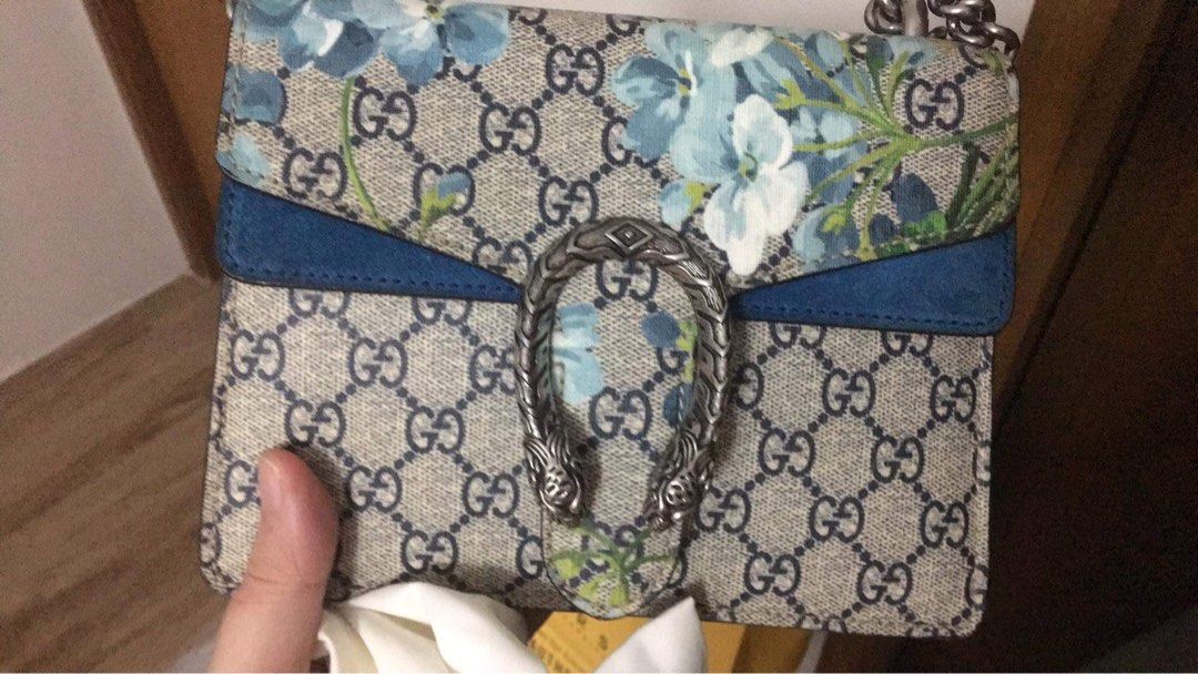 Authentic Gucci Dionysus Blooms Mini Shoulder Bag (Category: Luxury Bags & Wallets) located in Rizal. Submitted by SummerPeaCloset (Listing ID 1232662582, Image 1). Description: Authentic Gucci Dionysus Blooms Mini Shoulder Bag With original dustbag and entrupy certificate Money back guaranteed authentic Rank 8.9/10.
