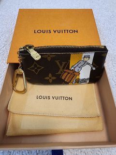 LV LOUIS VUITTON MONOGRAM GROOM BELLBOY COIN PURSE ZIPPER KEY CHAIN POUCH