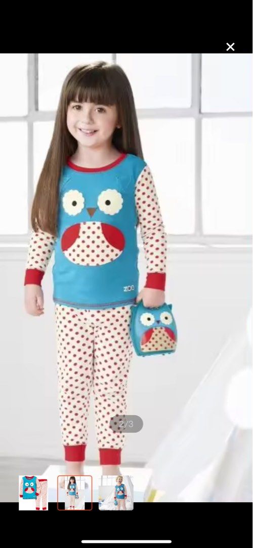 Authentic Skip Hop Pyjamas zoo Owl uniqlo adidas