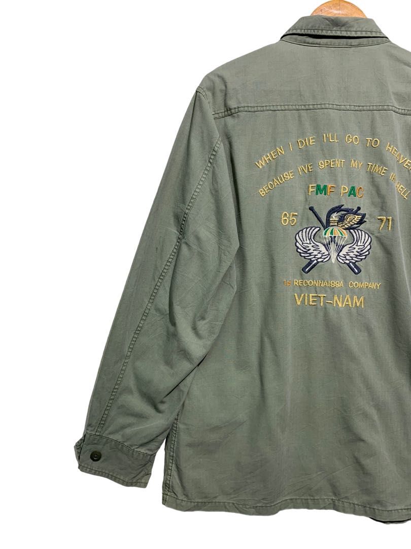 AVIREX US ARMY SLANG POCKET NAMWAR, Men's Fashion, Coats, Jackets and