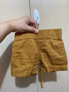 Baby B.U.M mustard light brown shorts