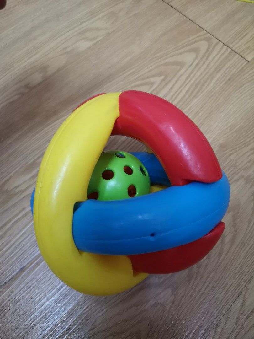 Baby rattle ball, Babies & Kids, Infant Playtime on Carousell