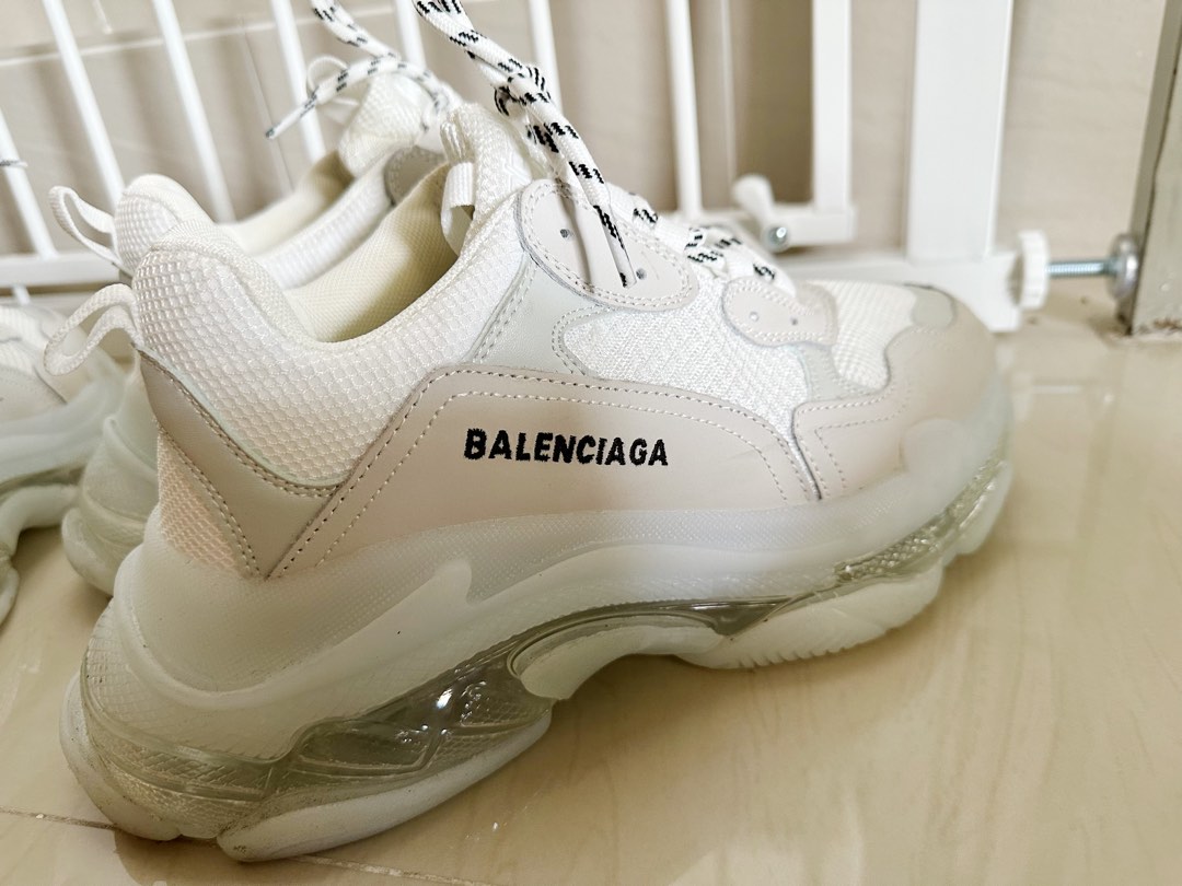 Balenciaga Triple S Sneaker Size : 42 Wear Twice, Men's Fashion ...