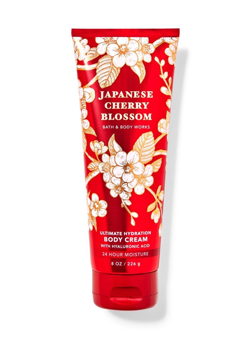 Bath & Body Works JAPANESE CHERRY BLOSSOM Body Cream, Beauty & Personal