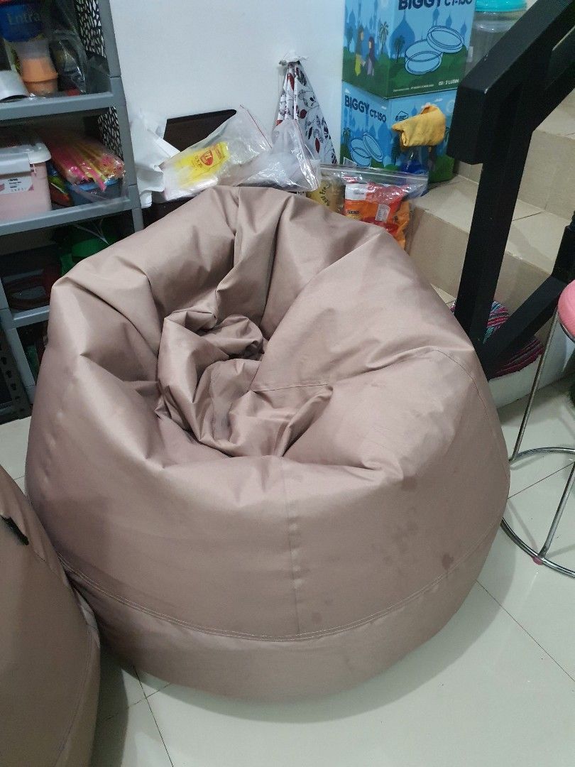1 pcs Bean Bag Informa 90x105cm Cokelat Muda