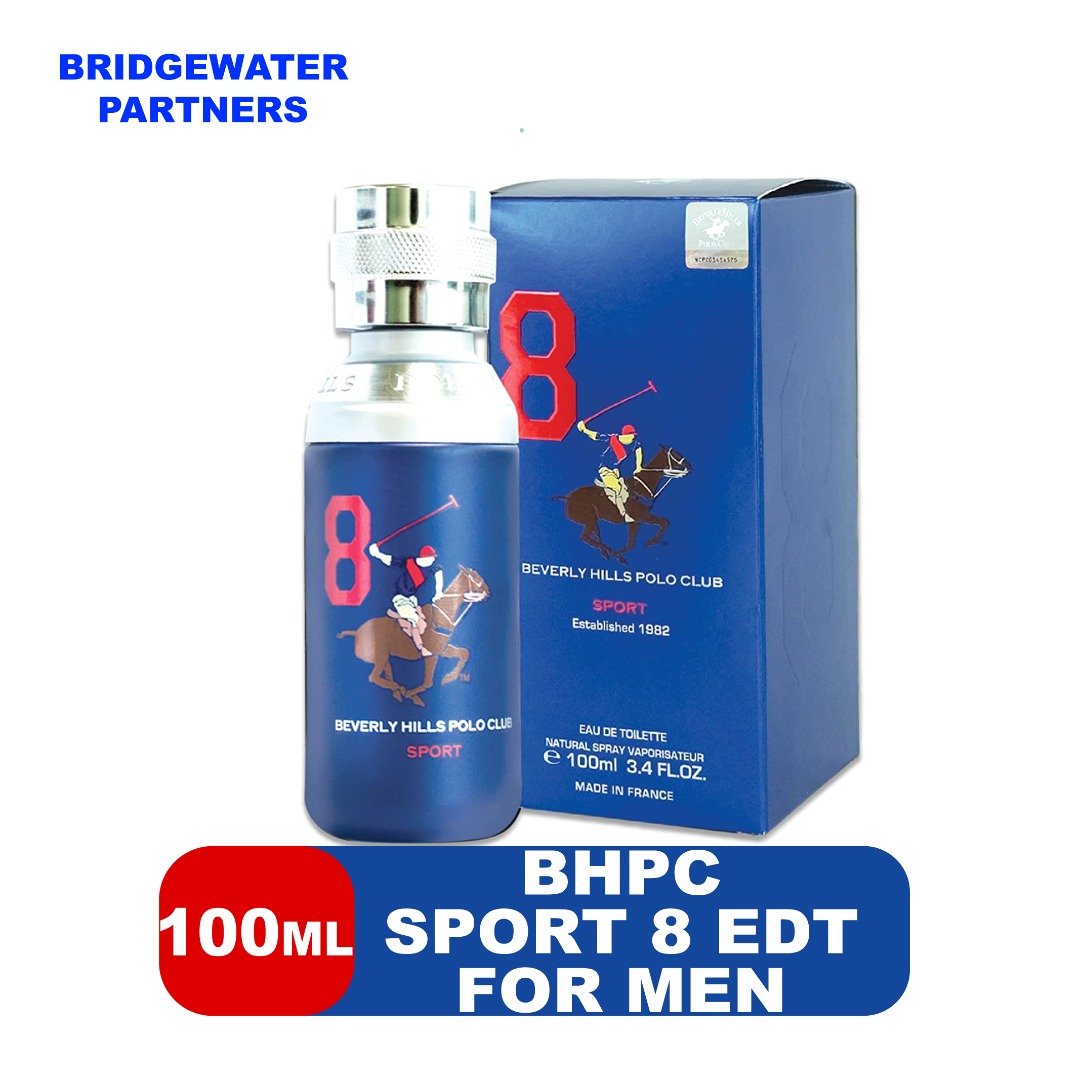 Beverly Hills Polo Club Sport 8 For Men EDT 100 ml Beauty Personal Care Fragrance Deodorants on Carousell