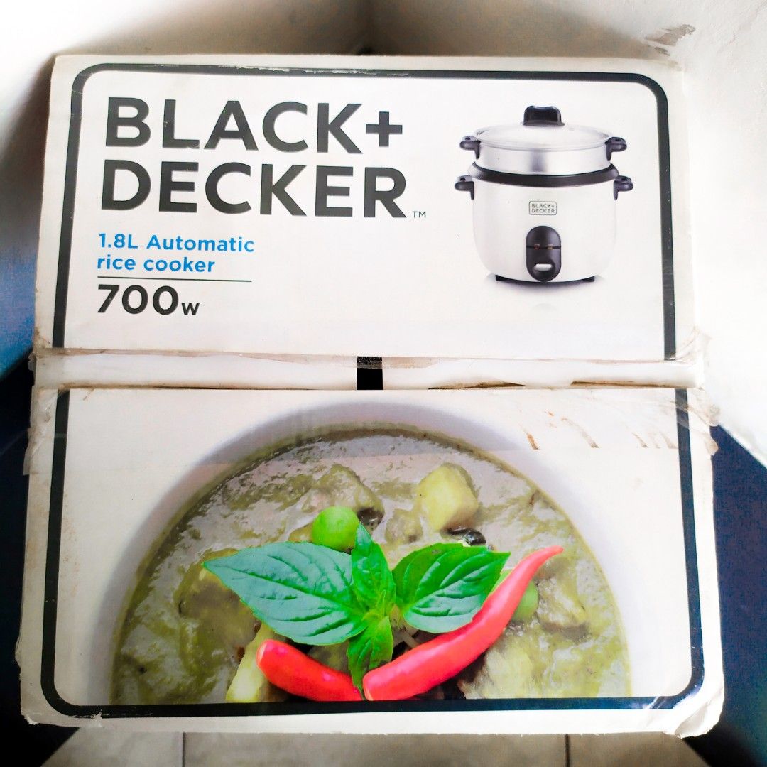 BLACK+DECKER RICE COOKER - STEAMER BLACK+DECKER RICE COOKER 1.8L RC1860