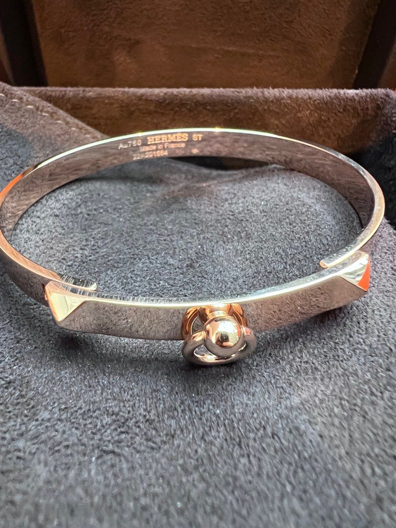 Hermes cdc sales rose gold bracelet