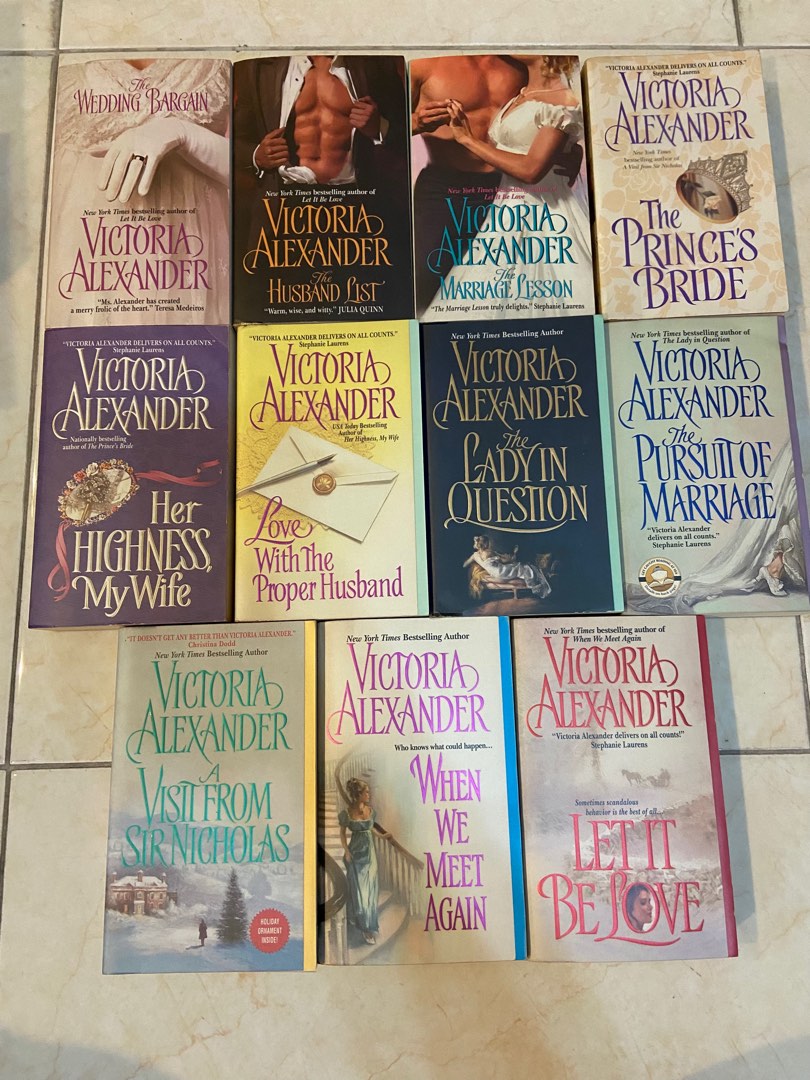 Books by Victoria Alexander, Hobbies & Toys, Books & Magazines, Fiction