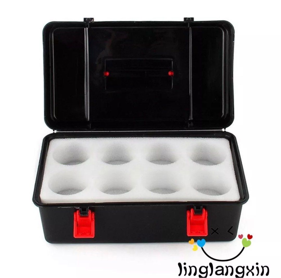 beyblade storage box with 8 beyblades