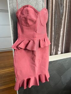 strapless open back dress The Isla Dress