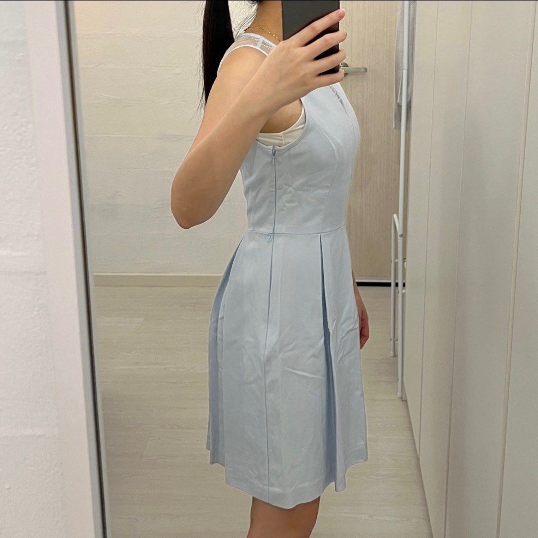 Forever new light blue dress top