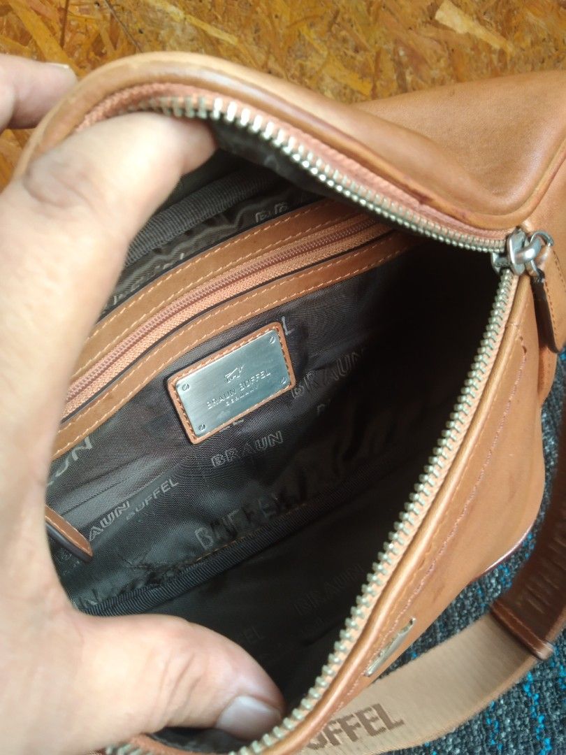 Braun Buffel Waist Bag, Fesyen Pria, Tas & Dompet , Tas Selempang di