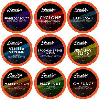 Brooklyn Beans Coffee Pods Assorted Variety Pack - 40pcs Compatible with 2.0 Keurig K Cup Brewers
