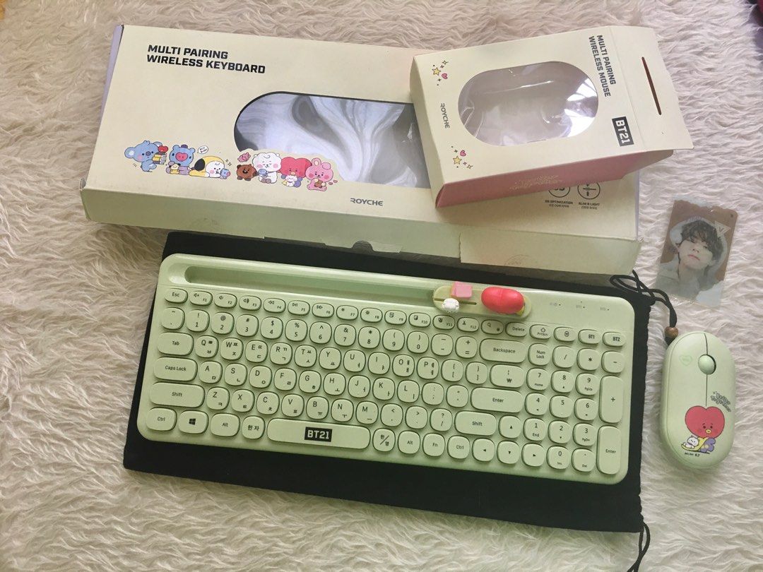 BT21 Keyboard and Mouse TATA BTS, Computers & Tech, Parts & Accessories