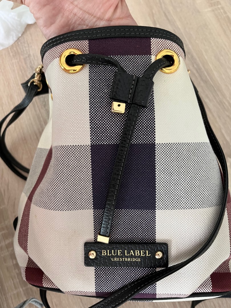 Blue label bucket bag , Luxury, Bags & Wallets on Carousell