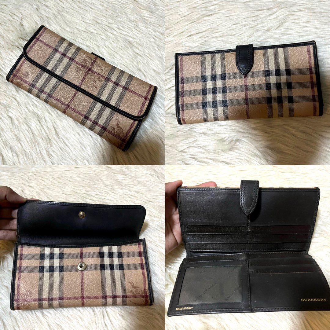 Burberry Wallet Vintage Original, Women's Fashion, Bags & Wallets, Wallets  & Card holders on Carousell