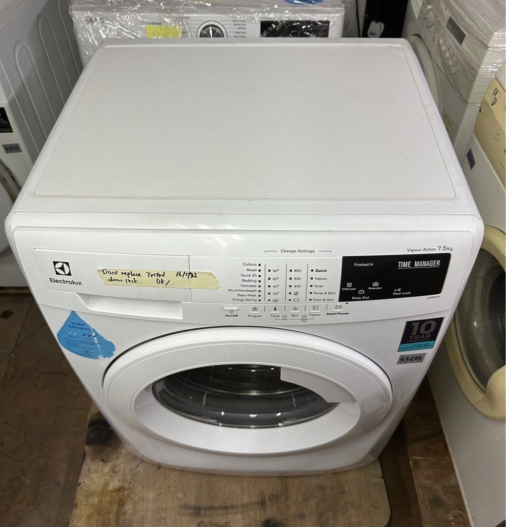 BUY NOW! Electrolux 7.5kg Front Load Washer EWF85743 (93498), Furniture & Home Living, Cleaning
