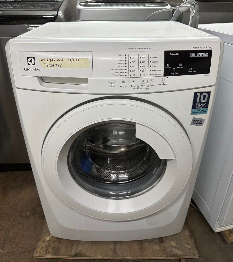 BUY NOW! ELECTROLUX 7.5kg Front Load Washer EWF85743 (93526), Furniture