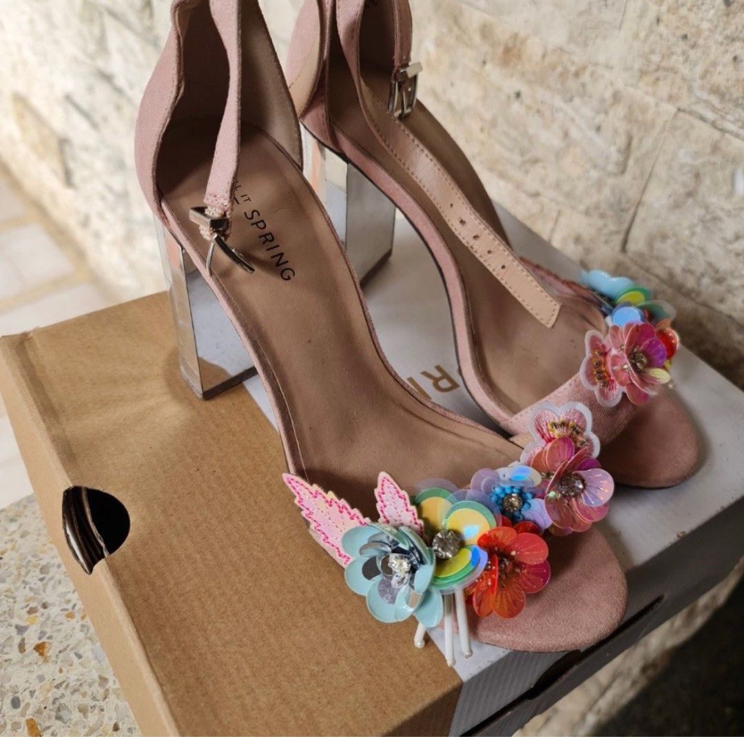 Call it spring Pink Block heels Women s Fashion Footwear Heels