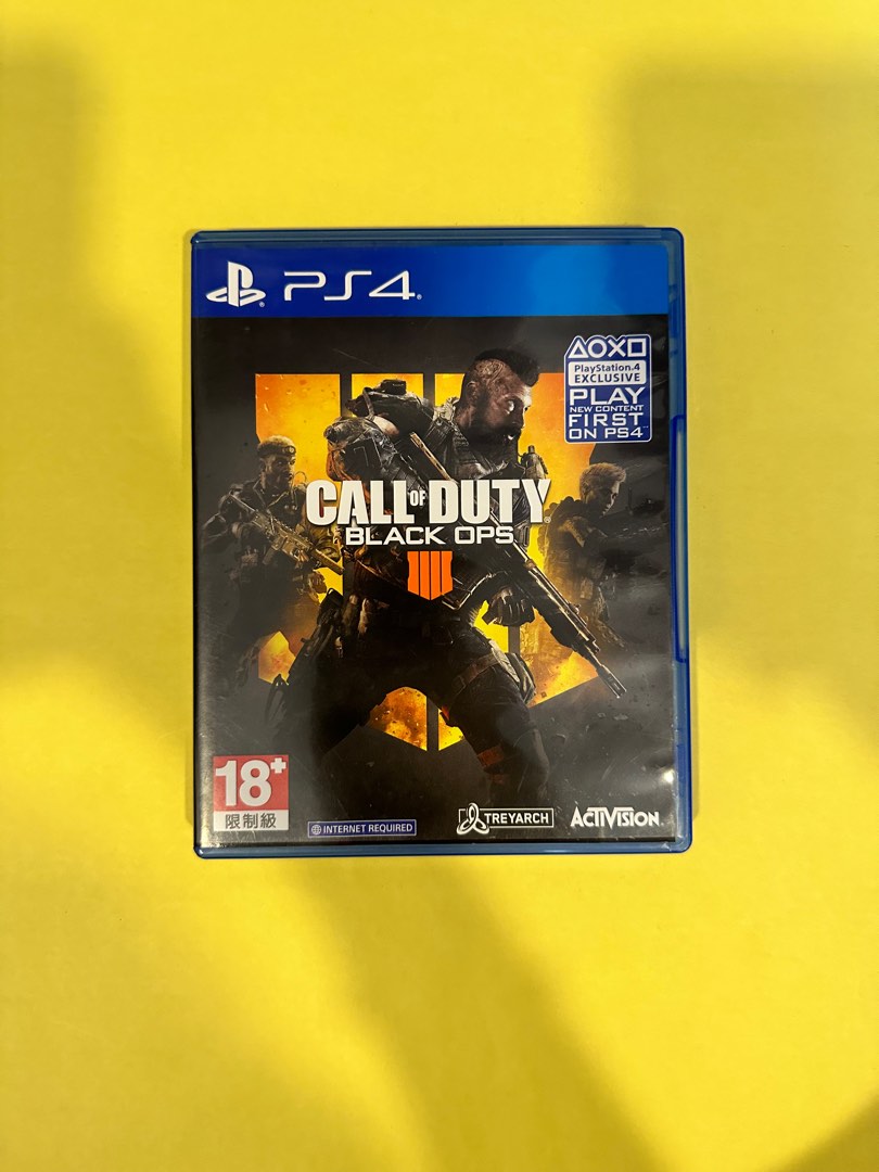 Call of Duty Black Ops 4 PS4 game, Video Gaming, Video Games