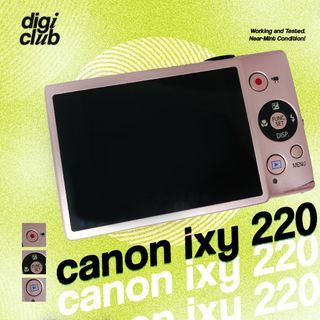 canon ixy 220f digicam