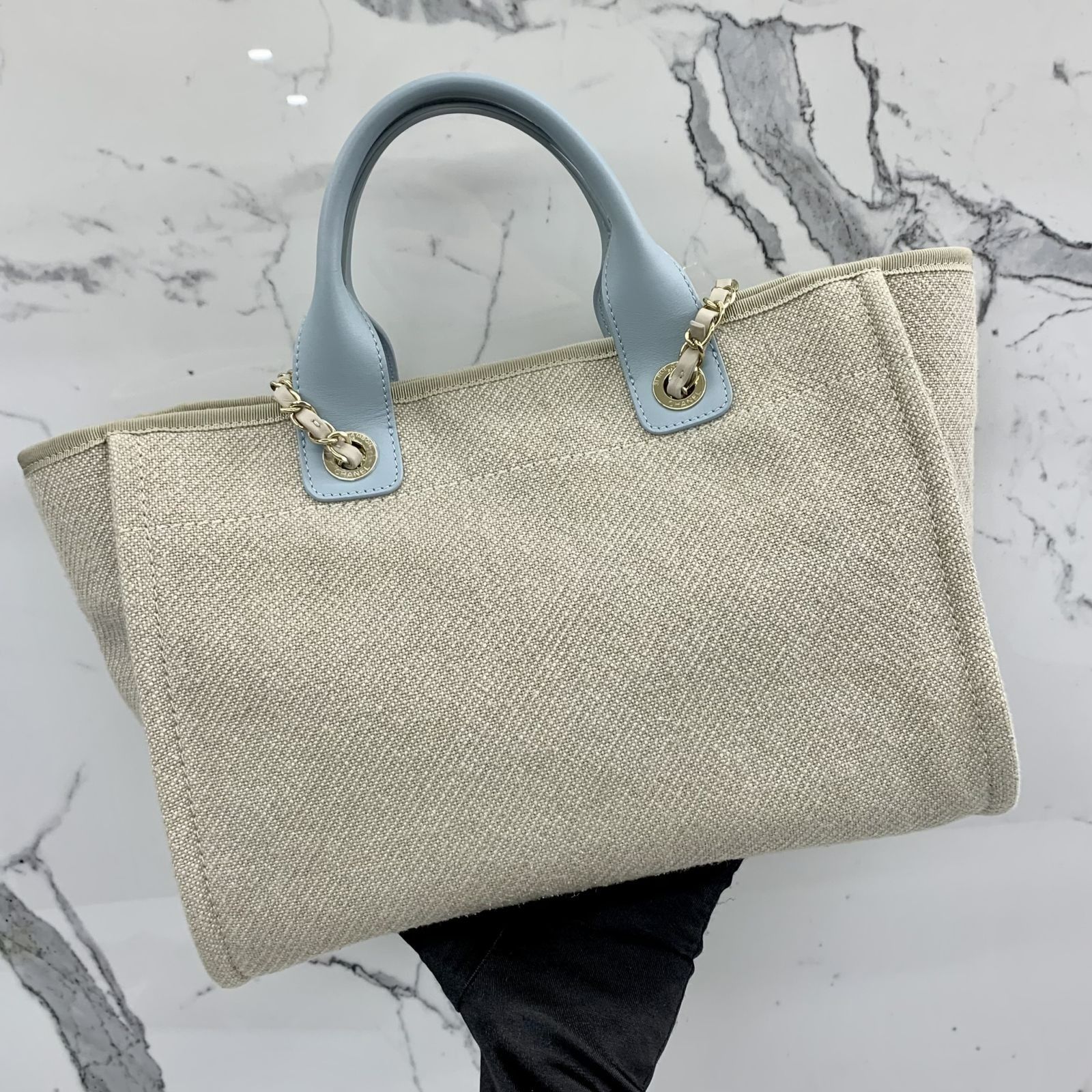 Chanel Small Shopping Bag Silver Hardware Cream For Women Womens Handbags  Shoulder Bags 15.2In39cm As3257 - Buzzbify