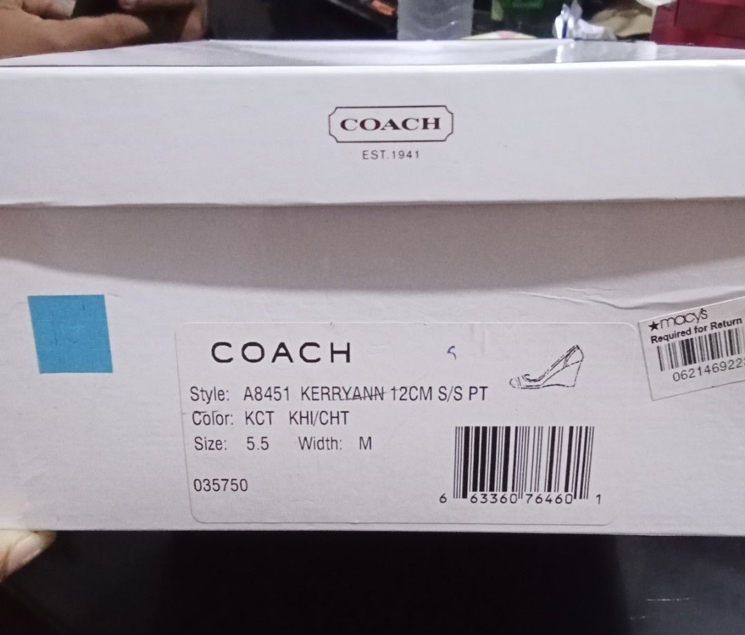 Coach hot sale kerryann wedge