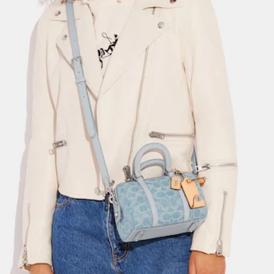 Coach dalmatian barrel new arrivals bag